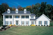 Beautiful Colonial two-story house plan Beautiful Colonial two-story house plan