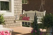 charming front porch swing on covered porch charming front porch swing on covered porch