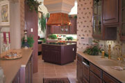 luxury kitchen floor plan with galley style design