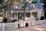charming country home with white picket fence charming country home with white picket fence