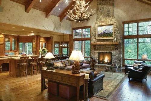 Luxury Home With Holiday Decorations Luxury Home With Holiday Decorations