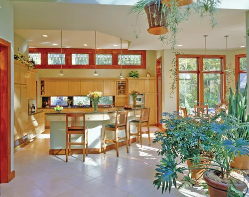 Open floor plan Modern House Flexible Floor Plan
