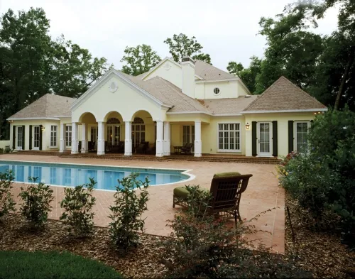 Georgian Home with Inground Pool Georgian Home Inground Pool