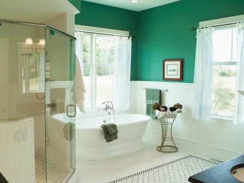 Bold green Bathroom Color Modern Bathroom Colors