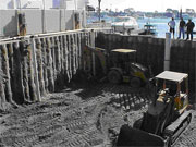 The CFA system used when a basement is built in a coastal home plan