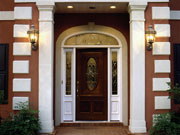 Home Plans front door moulding