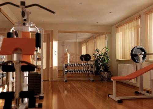 Home Gym In Bonus Room