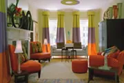 Colorful Interior Decorating in Family Room Colorful Interior Decorating in Family Room
