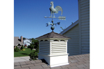 Picture of square shaped wood cupola with ornamentation on top