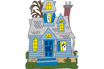 Front View: 593-002D-9505 - Ghost House