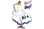 Front View: 593-002D-9801 - It's a Girl/Boy