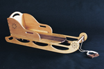 Old-fashioned all wood sled