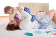 moma nd baby on carpet thumbnail moma nd baby on carpet thumbnail
