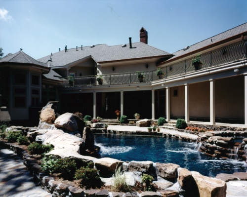 Craftsman House with Swimming Pool